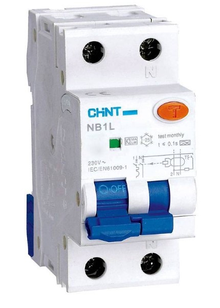 AAA NB1L1/C20-1PN-4,5-A30 -INT MTD 1P+N 20A 30mA 4,5kA Curva