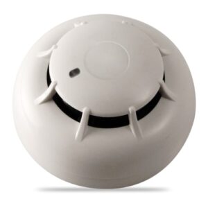 Rilevatore ottico di fumo wireless. Led di segnalazione stat