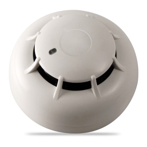 Rilevatore ottico di fumo wireless. Led di segnalazione stat