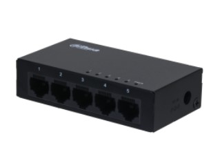 Switch unmanaged 5 porte Gigabit, case metallico