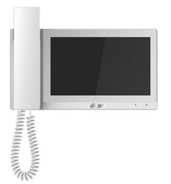 Monitor interno VTH IP/Wi-Fi 7 bianco con cornetta