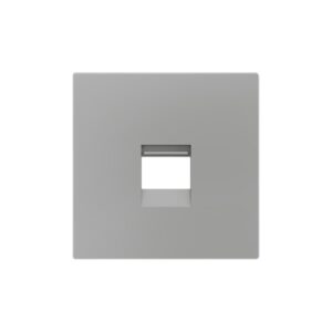 ZS55. Placca per connettore RJ45 55x55 mm - 1 inserto - Arge