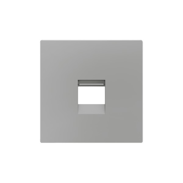 ZS55. Placca per connettore RJ45 55x55 mm - 1 inserto - Arge