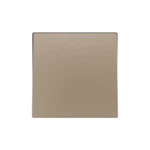 ZS55. Tasto singolo per meccanismo 55x55 mm - Champagne