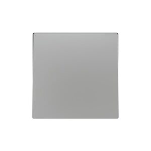ZS55. Tasto singolo per meccanismo 55x55 mm - Argento