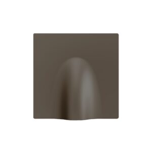 ZS55. Placca uscita cavo 55x55 mm - Moka