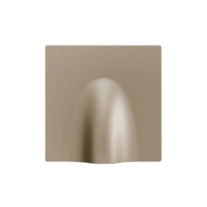 ZS55. Placca uscita cavo 55x55 mm - Champagne