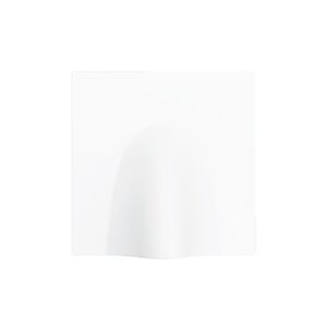 ZS55. Placca uscita cavo 55x55 mm - Bianco opaco
