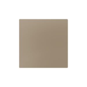 ZS55. Placca cieca 55x55 mm - Champagne. Necessaria piastra