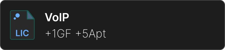 Programmazione aggiuntiva fino a 1 unità GetFace IP e 5 appa