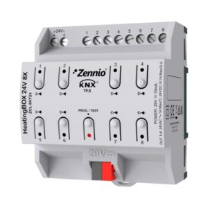 HeatingBOX 24V 8X. Attuatore di riscaldamento con uscite a 2