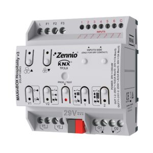 MAXinBOX Hospitality v3. Controllore fan-coil 2/4 tubi con 2