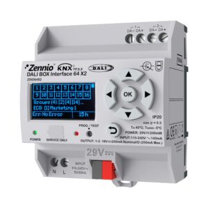 DALI BOX Interface 64 X2. Interfaccia KNX-DALI fino a 64 bal