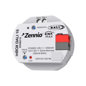 inBOX DALI 16. Interfaccia KNX-DALI da incasso fino a 16 bal