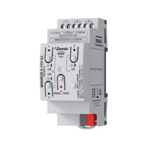 MINiBOX 0-10V X3. Modulo multifunzione con 3 blocchi ingress