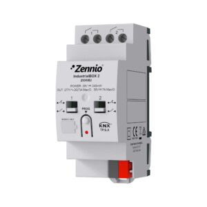 IndustrialBOX 2. Attuatore industriale con 2 uscite (20 A -