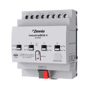 IndustrialBOX 4. Attuatore industriale con 4 uscite (20 A -