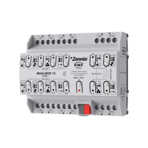 MAXinBOX 12. Attuatore multifunzione con KNX Secure - 12 usc