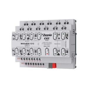 MAXinBOX 1212. Attuatore multifunzione con KNX Secure - 12 u