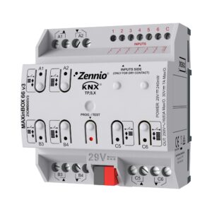 MAXinBOX 66 v3. Attuatore multifunzione con KNX Secure - 6 u