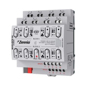 MAXinBOX 88. Attuatore multifunzione con KNX Secure - 8 usci