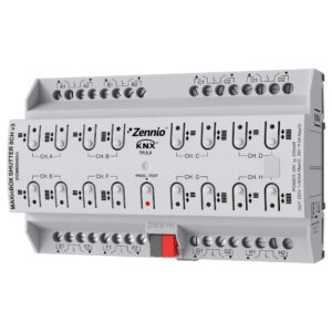 MAXinBOX SHUTTER 8CH v3. Attuatore tapparelle 8 canali con K
