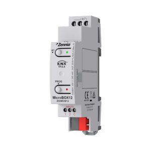 MicroBOX 12. Attuatore con KNX Secure - 1 uscite 16 A / 2 in