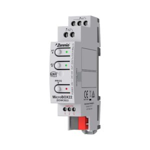 MicroBOX 22. Attuatore multifunzione con KNX Secure - 2 usci