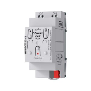 MINiBOX 20 v2. Attuatore multifunzione con KNX Secure - 2 us