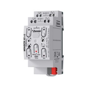 MINiBOX 40 v3. Attuatore multifunzione con KNX Secure - 4 us