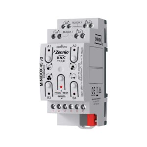 MINiBOX 45 v3. Controllore fan-coil con KNX Secure per unità