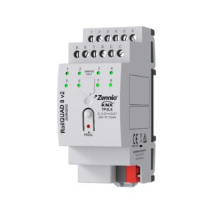 RailQUAD 8 v2. Modulo ingressi con 8 ingressi analogico-digi