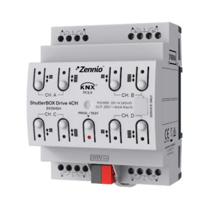 ShutterBOX Drive 4CH. Attuatore tapparelle 4 canali con rile