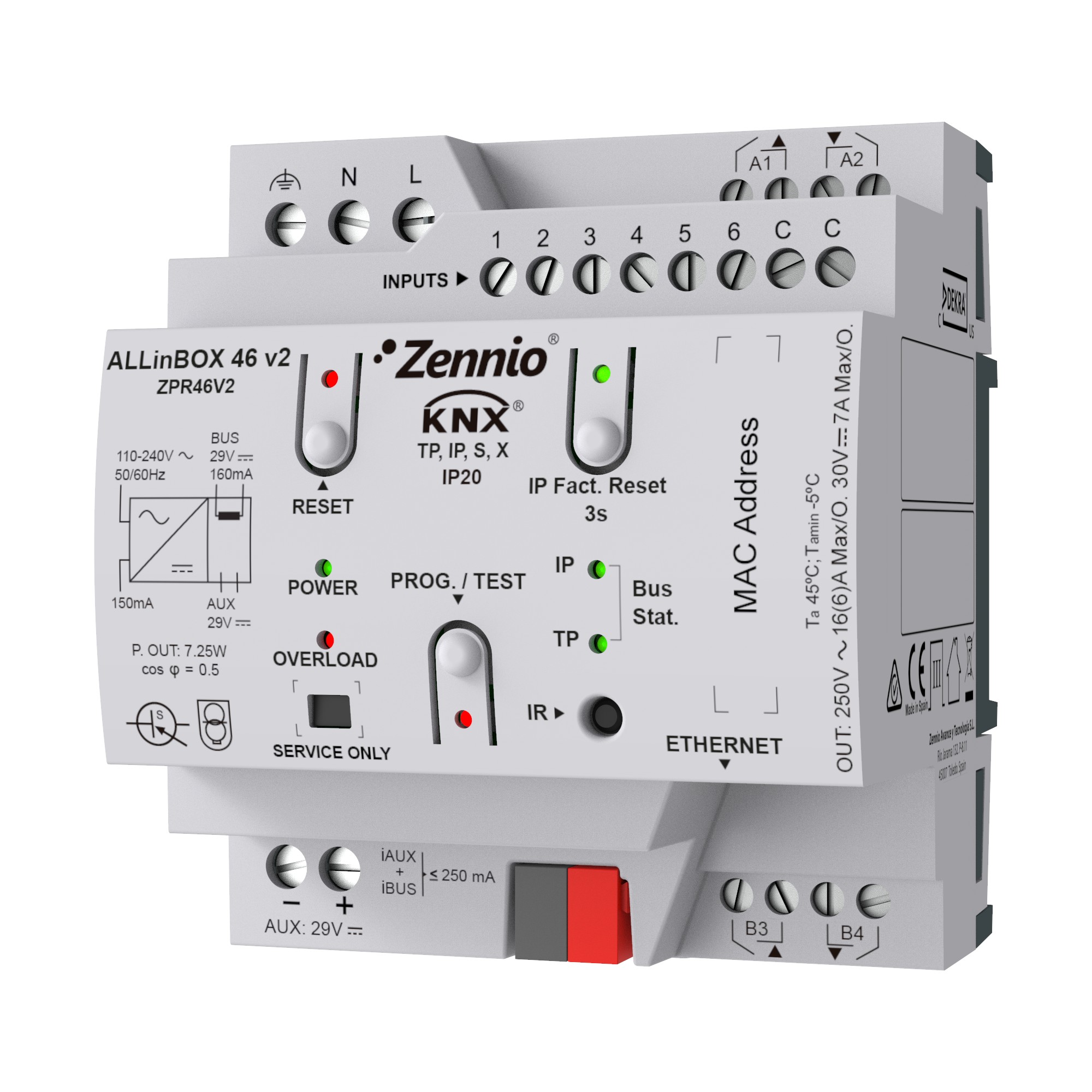 ALLinBOX 46 v2. Dispositivo multifunzione con alimentatore K