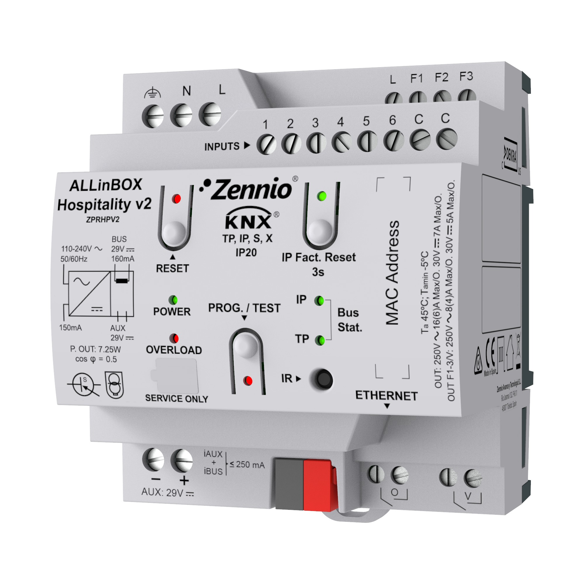 ALLinBOX Hospitality v2. Dispositivo multifunzione con alime