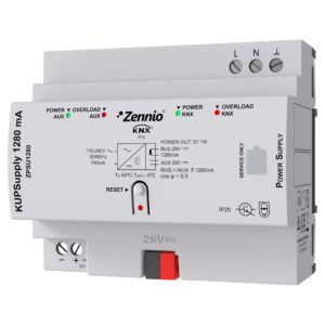 KUPSupply 1280mA. Alimentatore universale KNX 1280 mA con us