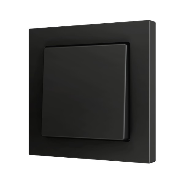 ZS55. Pulsante Soft semplice per 1 ingresso binario 55x55 mm