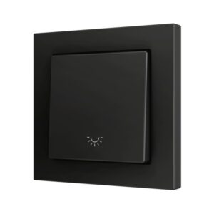 ZS55. Pulsante Soft semplice per 1 ingresso binario 55x55 mm