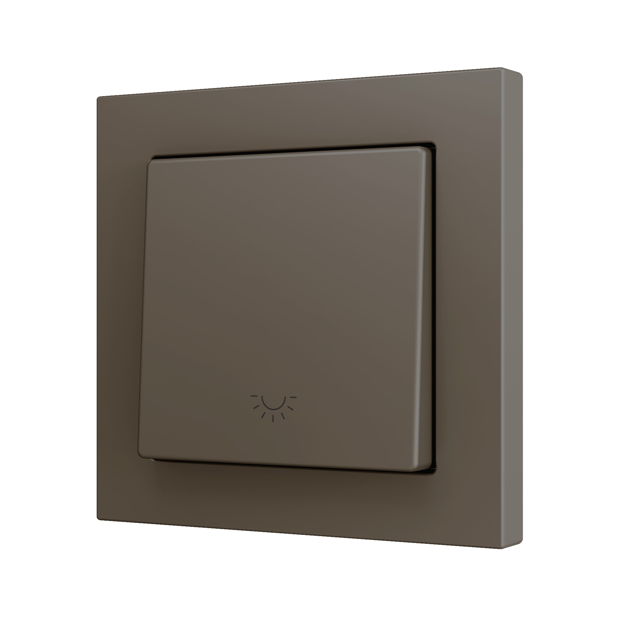ZS55. Pulsante Soft semplice per 1 ingresso binario 55x55 mm