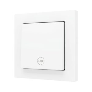 ZS55. Pulsante Soft semplice per 1 ingresso binario 55x55 mm