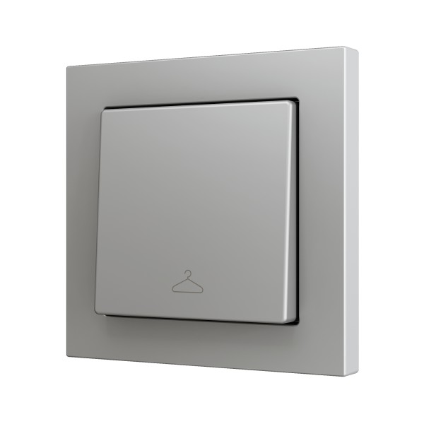 ZS55. Pulsante Soft semplice per 1 ingresso binario 55x55 mm