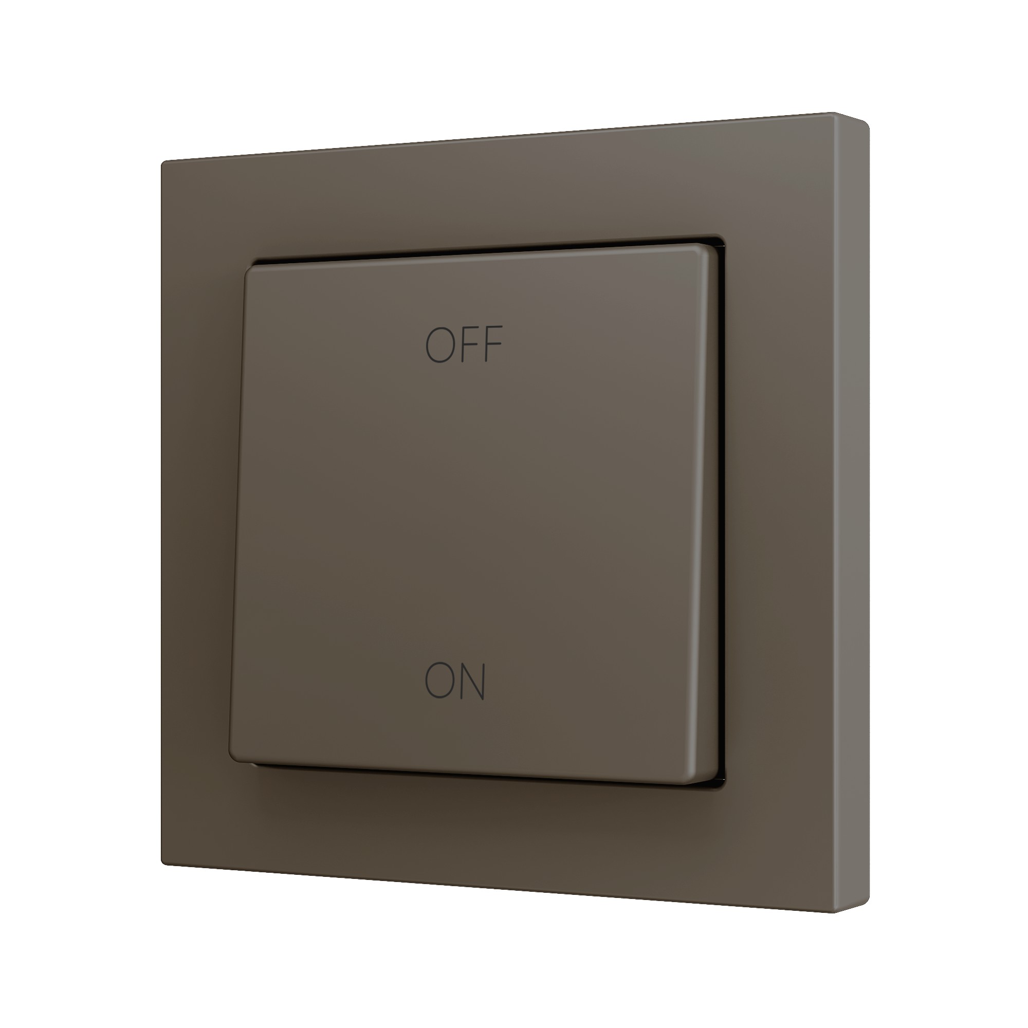 ZS55. Pulsante Soft semplice per 2 ingressi binari 55x55 mm