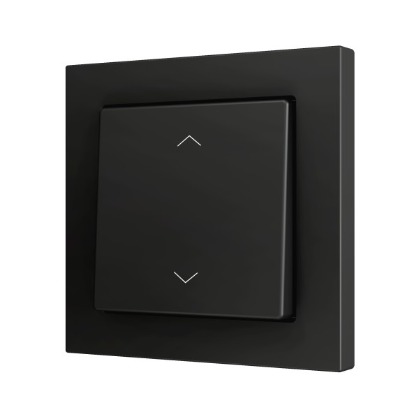 ZS55. Pulsante Soft semplice per 2 ingressi binari 55x55 mm