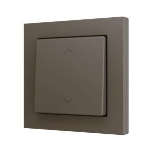 ZS55. Pulsante Soft semplice per 2 ingressi binari 55x55 mm