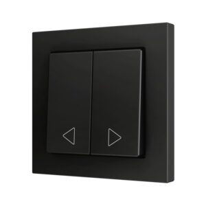 ZS55. Pulsante Soft doppio per 2 ingressi binari 55x55 mm -