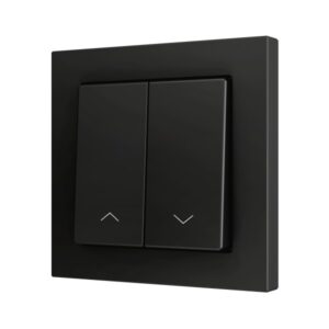 ZS55. Pulsante Soft doppio per 2 ingressi binari 55x55 mm -