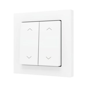ZS55. Pulsante Soft doppio per 4 ingressi binari 55x55 mm -