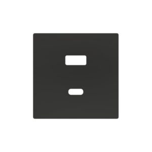 ZS55. Placca per caricatore USB doppio C+A 55x55 mm - Antrac