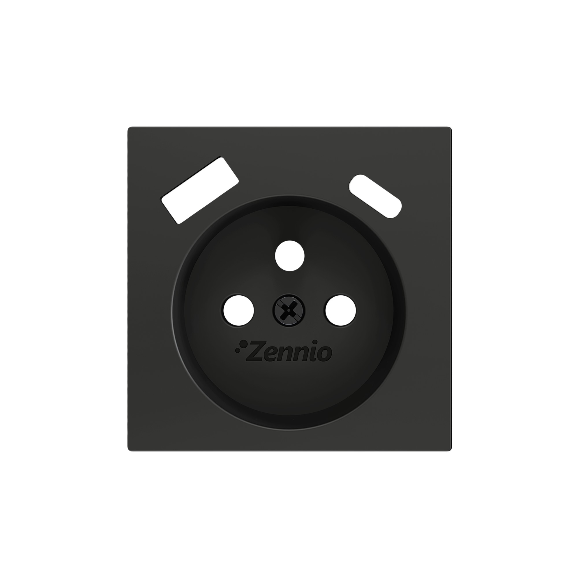 ZS55. Placca per presa francese con USB C e A 55x55 mm - Ant