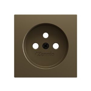 ZS55. Placca per presa francese senza viti 55x55 mm - Champa